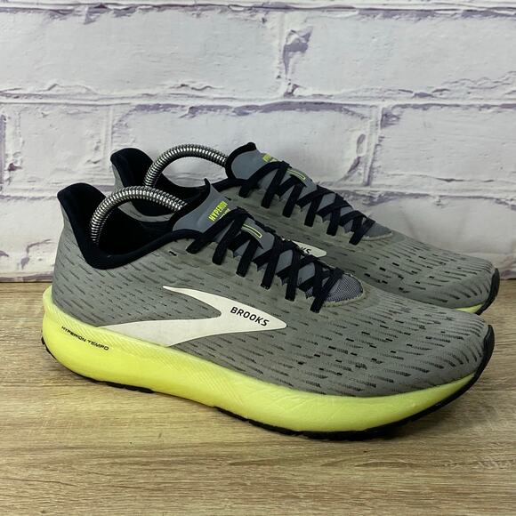 Brooks Hyperion Tempo Grey Running Shoes Men's Size 9 Athletic Sneakers - Picture 3 of 8